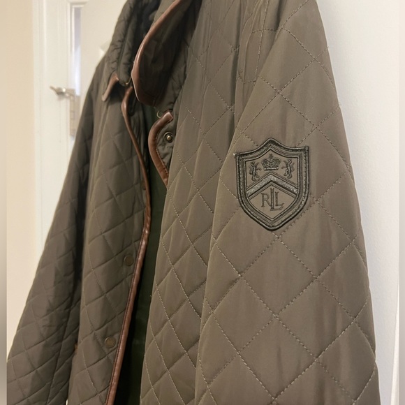 Ralph Lauren Quilted Army Green Jacket - Picture 3 of 5